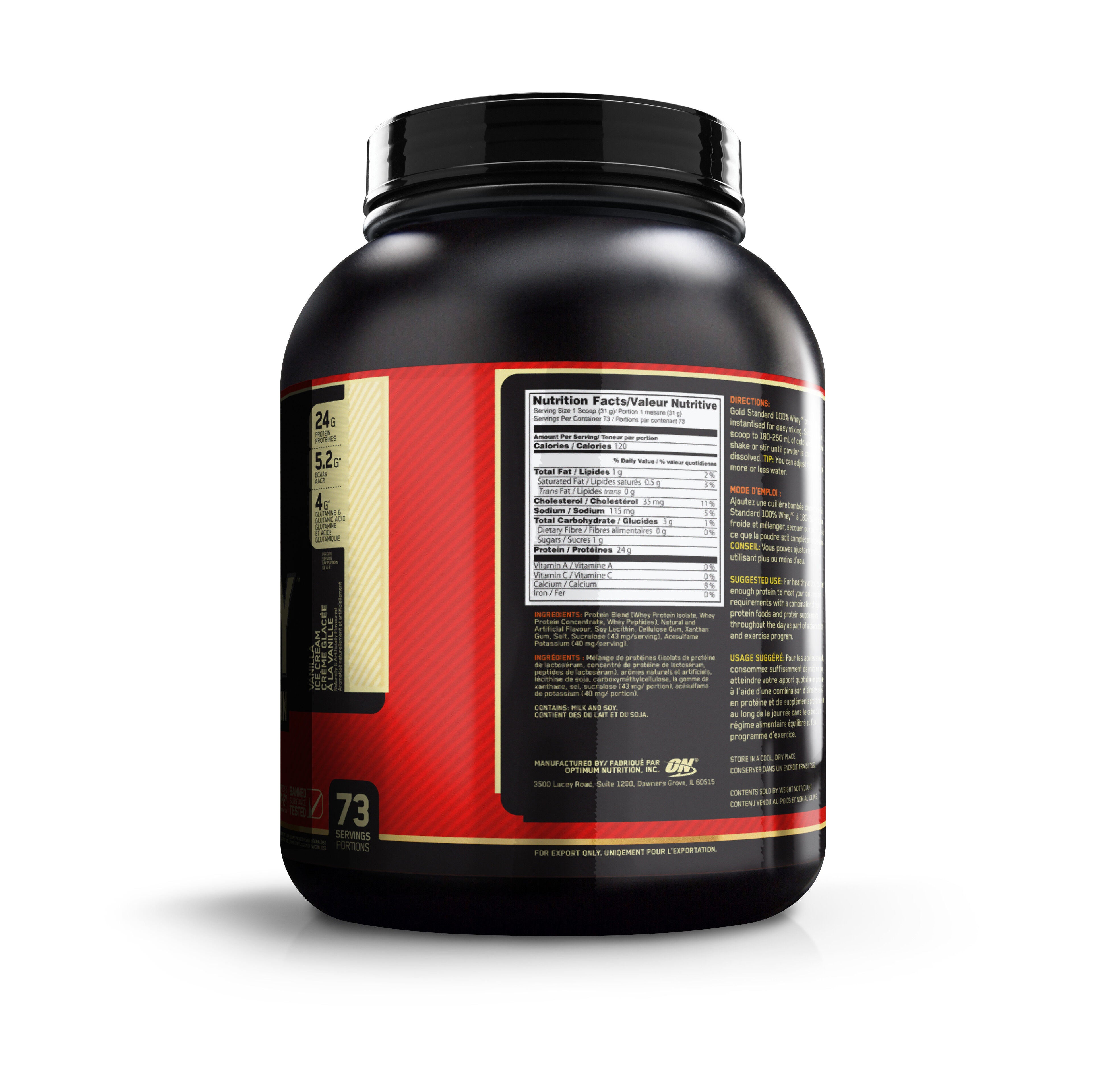 Gold Standard 100% Whey&trade; Protein - Vanilla Ice Cream  | GNC